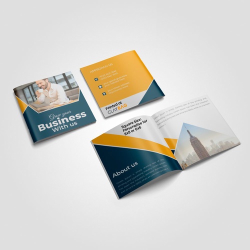Customized Booklets Square 8 x 8 — Custom branded marketing essentials from ClayBag