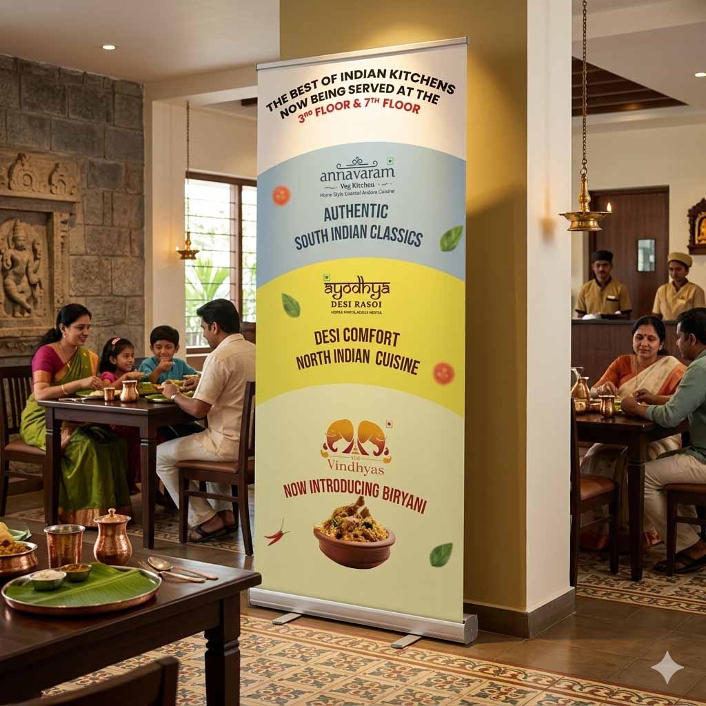 Roll Up Standee 2.5ft x 6ft — Custom branded marketing essentials from ClayBag