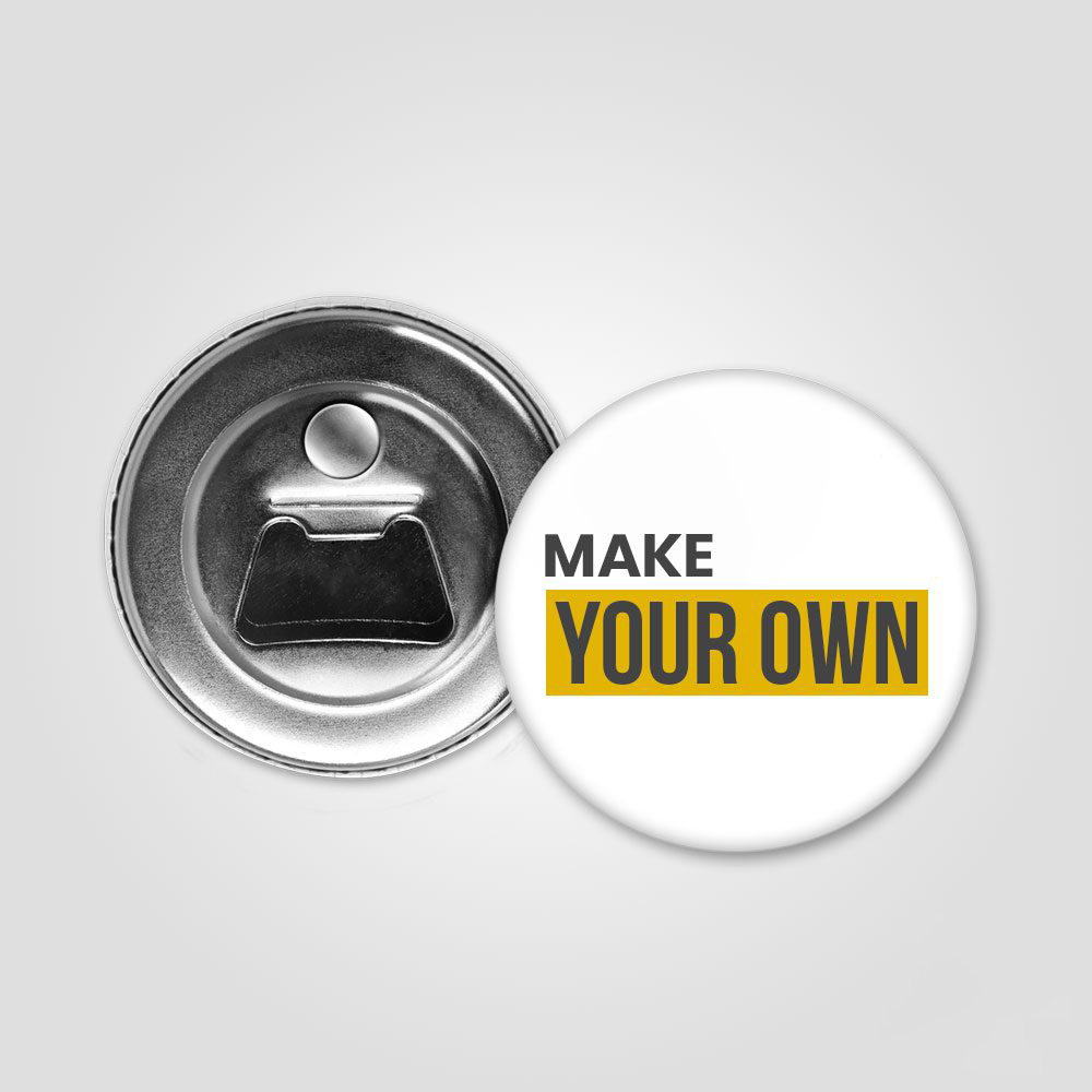 Customized Bottle Opener — Custom branded business gifts and giveaways from ClayBag
