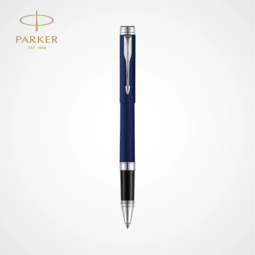 Folio Matte Blue Roller Ball Pen CT — Custom branded all products from ClayBag
