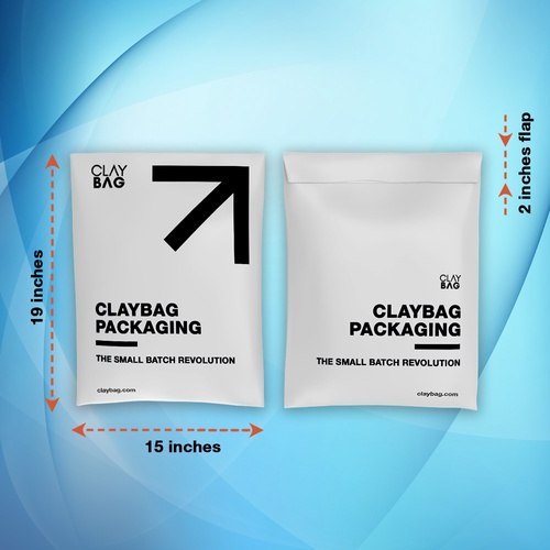 Courier Bag - 15in x 19in — Custom branded packaging from ClayBag