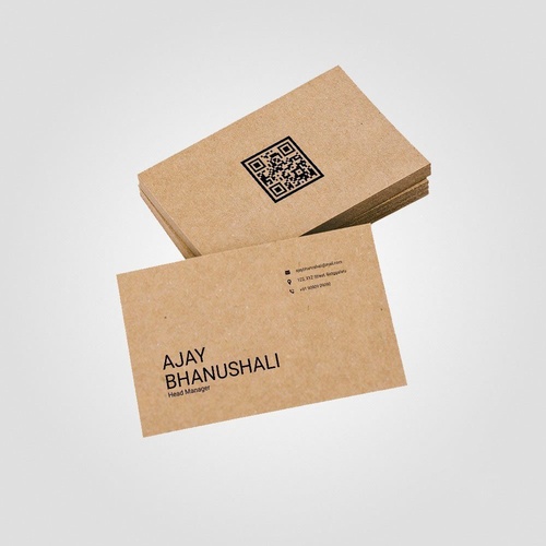 Kraft Board Business Card — Custom branded business essentials from ClayBag