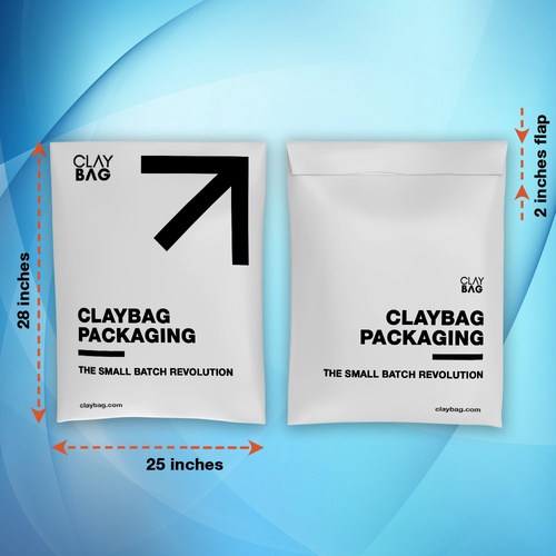Courier Bag - 25in x 28in — Custom branded packaging from ClayBag