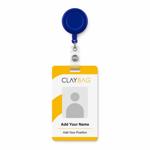 ID Card Combo with Round YoYo ID card holder — Custom branded business essentials from ClayBag