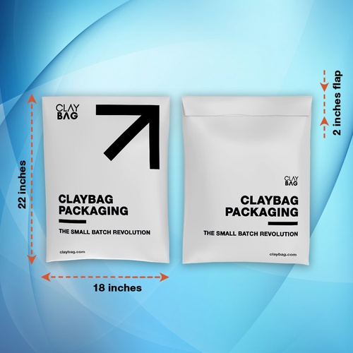 Courier Bag - 18in x 22in — Custom branded packaging from ClayBag