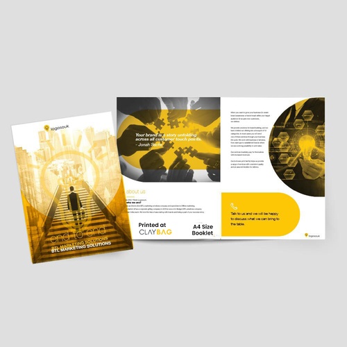 Customized Booklets A4 Size — Custom branded marketing essentials from ClayBag