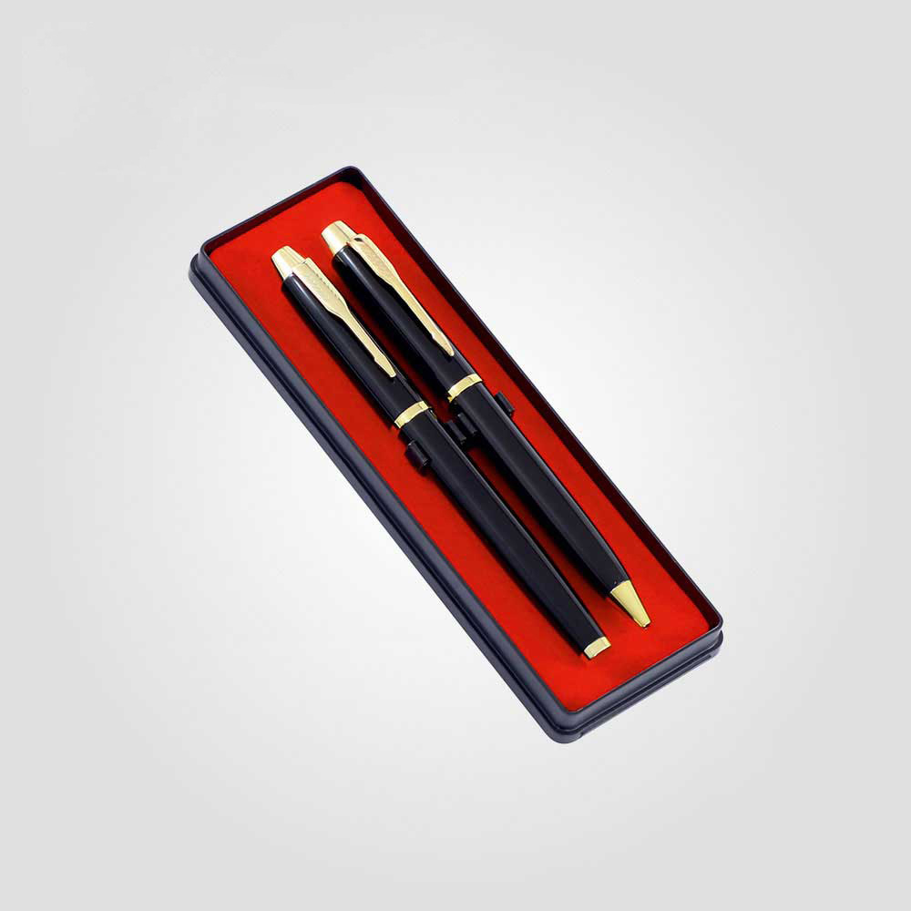 Engraved Metal Pen Set 3332 — Custom branded all products from ClayBag