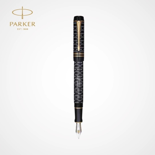 Parker Duofold Limited Edition Black FP GT — Custom branded all products from ClayBag