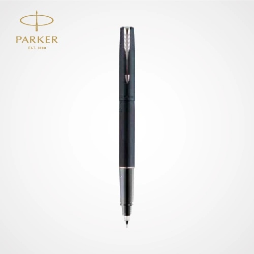 Frontier Matte Black Roller Ball Pen CT — Custom branded all products from ClayBag