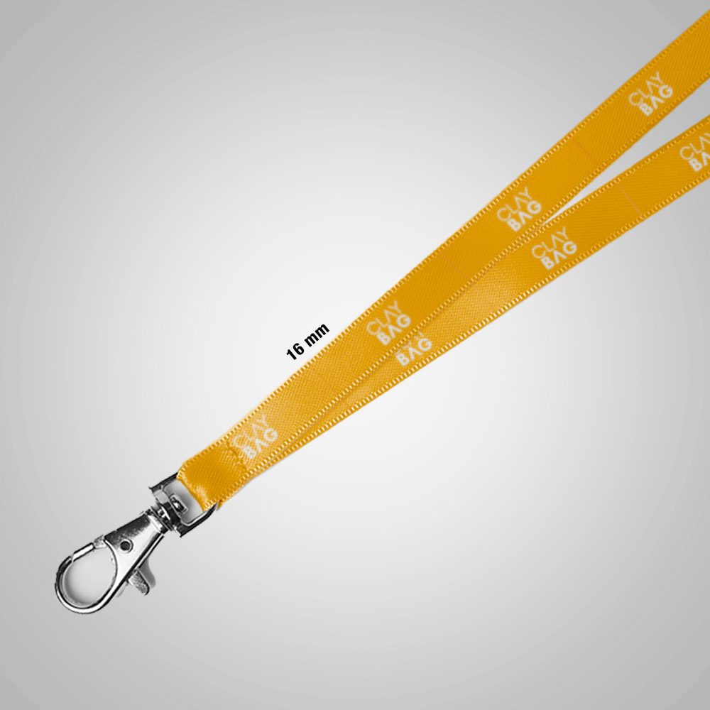 16mm Customised Lanyard — Custom branded identity essentials from ClayBag