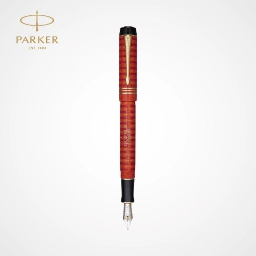 Parker Duofold Limited Edition Red FP GT — Custom branded all products from ClayBag