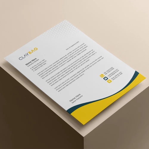 Letterhead - A4 — Custom branded business essentials from ClayBag