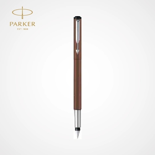 Vector Matte Brown Fountain Pen CT — Custom branded all products from ClayBag