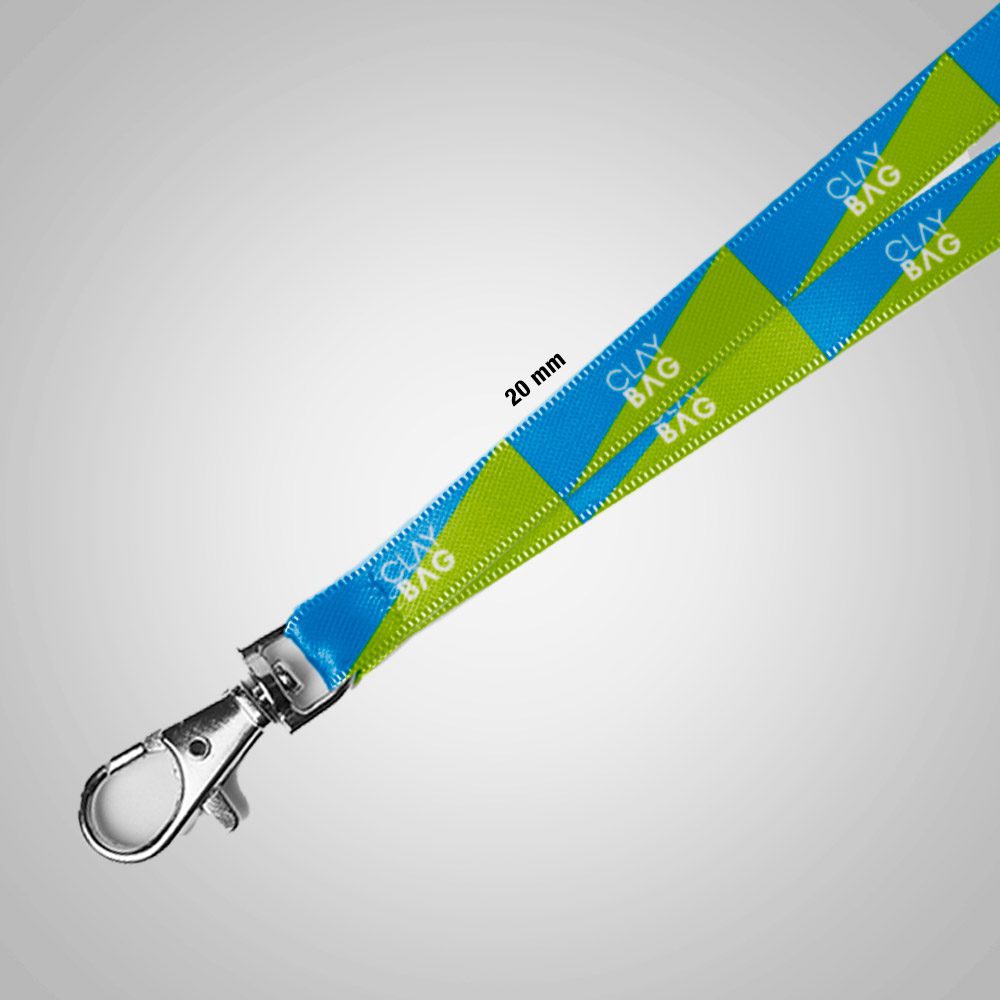 20mm Customised Lanyard — Custom branded identity essentials from ClayBag