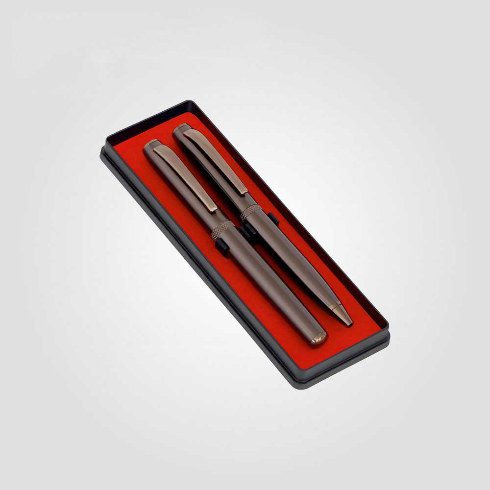 Engraved Metal Pen Set 3302 — Custom branded all products from ClayBag