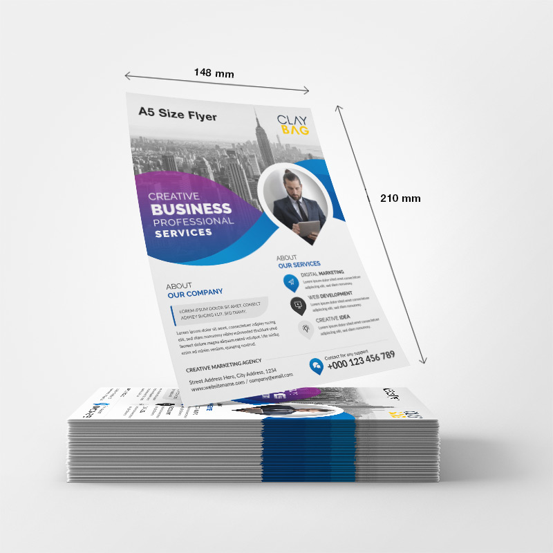 Flyers - A5 — Custom branded marketing essentials from ClayBag