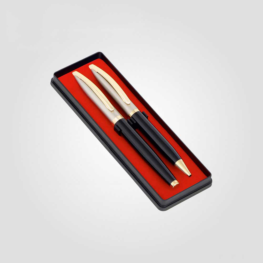 Engraved Metal Pen Set 3301 — Custom branded all products from ClayBag