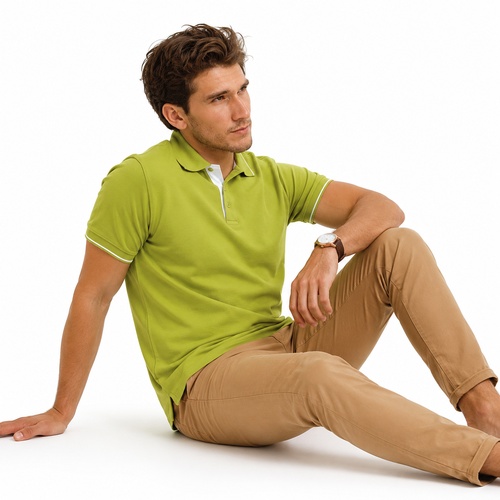 Scott Organic Mens Polo T-Shirt — Custom branded all products from ClayBag