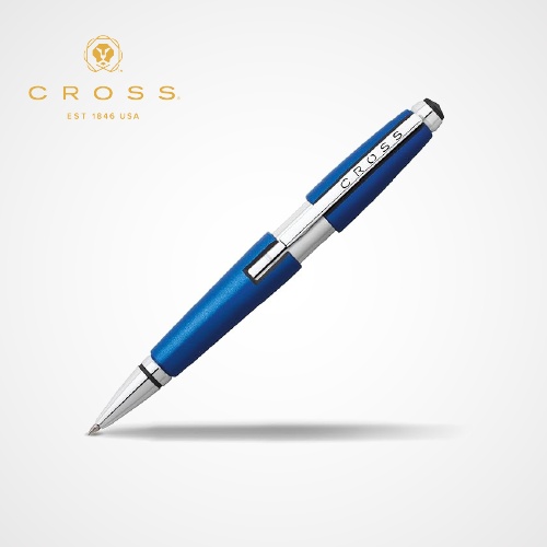 Edge Nitro Blue/Chrome Roller Ball Pen AT0555-3 — Custom branded pens from ClayBag