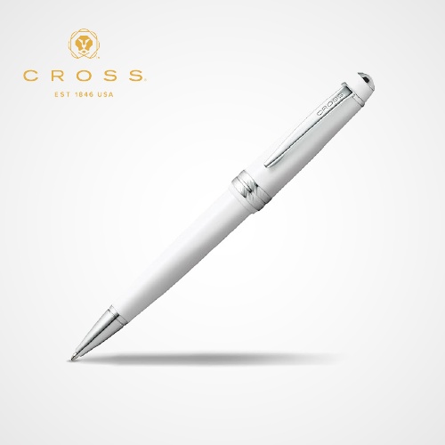 Bailey Light White Ballpoint Pen AT0742-2 — Custom branded pens from ClayBag