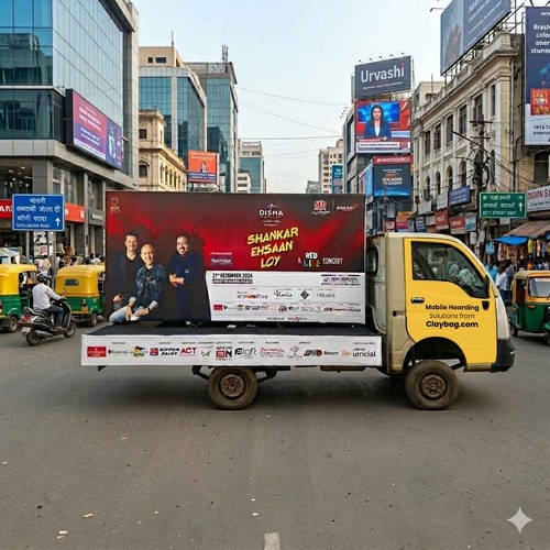 Mobile Van Hoarding - TATA ACE — Custom branded outdoor solutions from ClayBag