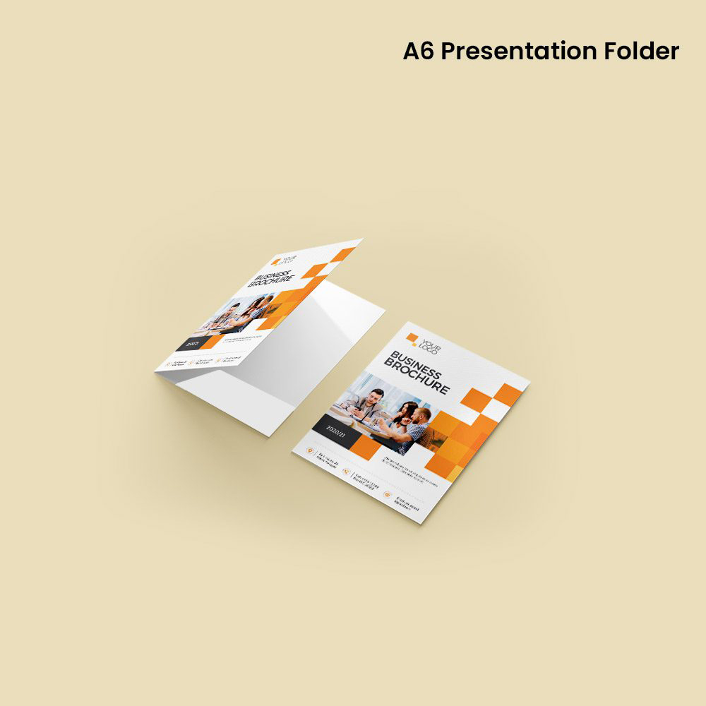 A6 Presentation Folder — Custom branded marketing essentials from ClayBag