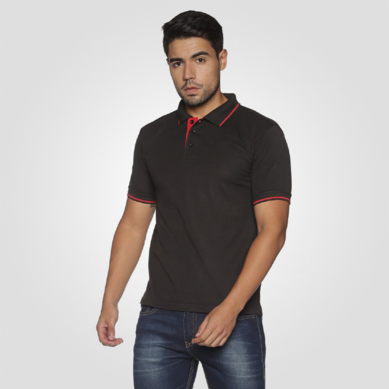 Corolla Tipped Polo Shirt — Custom branded apparel from ClayBag