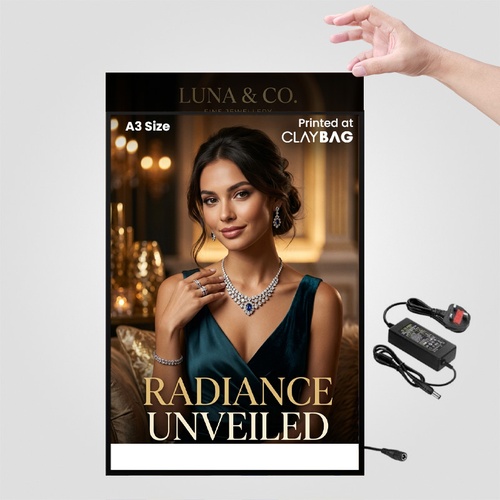 Slim LED backlit frame-A3 — Custom branded all products from ClayBag