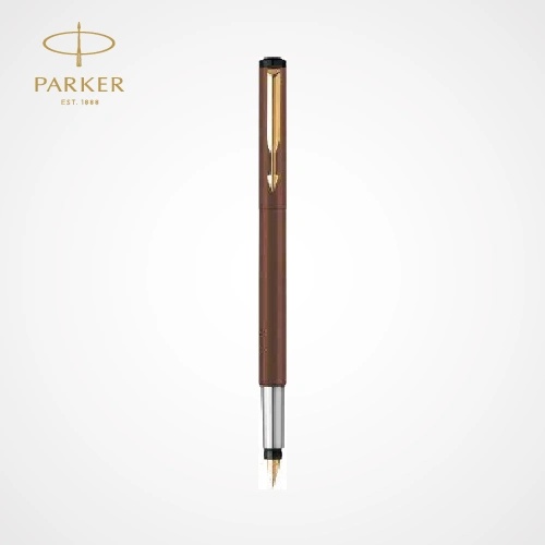 Vector Matte Brown Fountain Pen GT — Custom branded all products from ClayBag